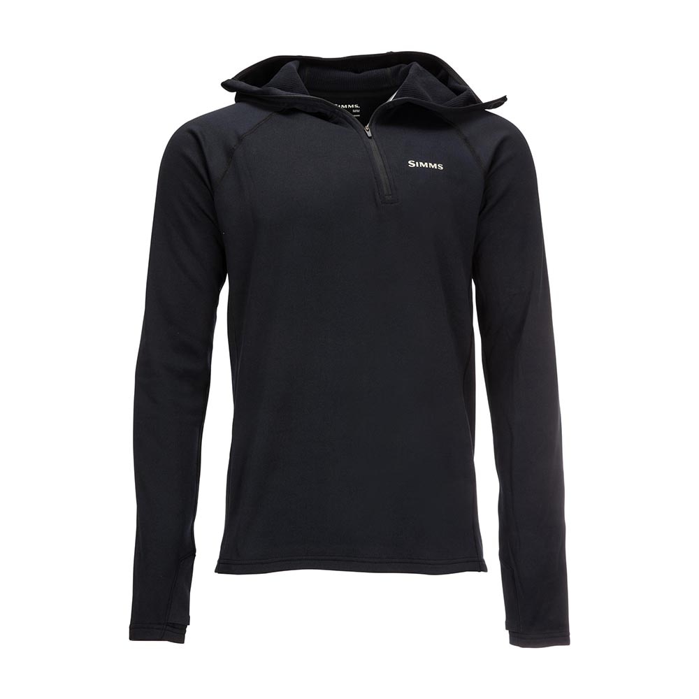 Simms Heavyweight Baselayer Hoody Men's in Black